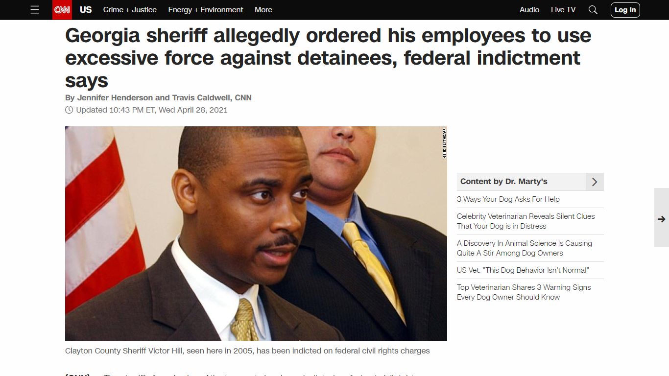 Victor Hill: Clayton County, Georgia sheriff has been indicted on ...