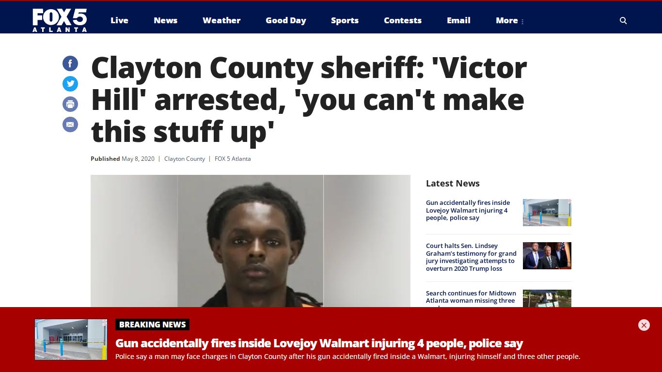 Clayton County sheriff: 'Victor Hill' arrested, 'you can't make this ...